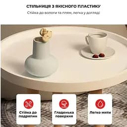 Кавовий столик круглий - мініатюра 4
