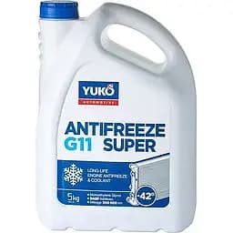 Антифриз Yuko Super G11 -42°С синій 5 л
