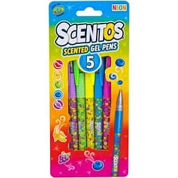 Набір ароматних гелевих ручок Scentos Неоновий коктейль 5 кольорів 5 шт.  (2032383297)