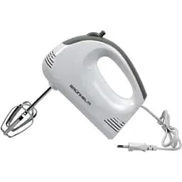 Електричний ручний міксер Grunhelm GRM610 5 режимів швидкості Білий 200 Вт