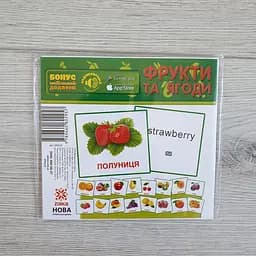 Карточки Мини Фрукты 110Х110 мм. Zirka 66424