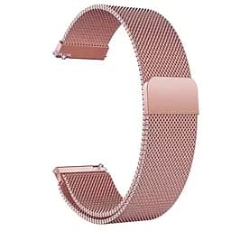 Ремінець Milanese Loop для Smart Watch 20mm Rose Gold