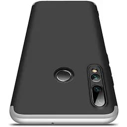 Чохол-накладка GKK 3 in 1 Hard PC Case HuAwei P Smart+ 2019 Silver/Black - мініатюра 2