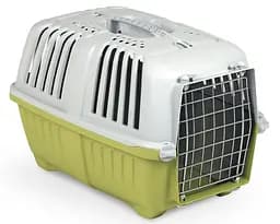 Переноска для животных 55x36x36 см MPS PRATIKO 2 Green (дверь металлическая)