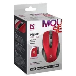 Комп'ютерна мишка Defender Prime MB-053 Silent Wireless Red (52052) - мініатюра 4