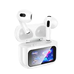 Бездротові TWS навушники Hoco EW81 Elegant with Touch Screen ANC White - мініатюра 5
