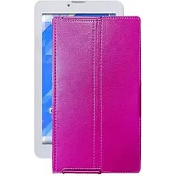 Чохол StatusCASE з екошкіри для планшету Pixus Play V4.0.7 3G Рожевий