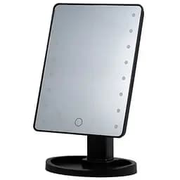 Косметичне дзеркало з LED-підсвіткою 16 світлодіодів, чорний Yiwu HP-10-3AB