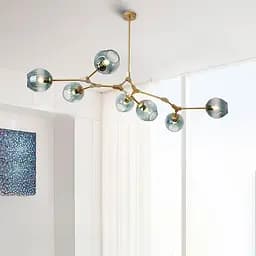 Люстра современная для гостиной 19662-7 на 7 плафонов