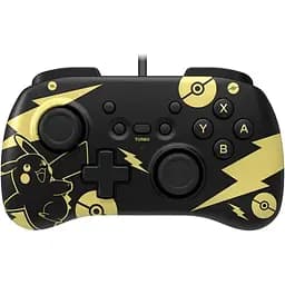 Геймпад проводной Horipad Mini (Pikachu) для Nintendo Switch, Black/Gold (873124009118)