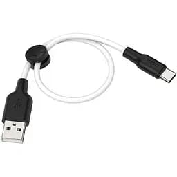 Кабель Hoco X21 Plus Silicone charging cable for Type-C L-0.25 м Черный Белый