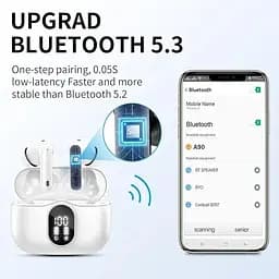 Бездротові навушники Btootos A90 Pro з мікрофоном і шумопоглинанням - мініатюра 3
