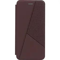 Чохол-книжка Twist шкіра Realme C25Y Brown