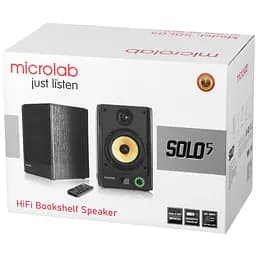 Акустична система 2.0 Microlab SOLO 5, 90Вт, темно-коричнева (SOLO5_V2) - мініатюра 6