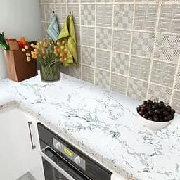 Самоклеюча плівка Sticker Wall 0.45х10м х 0.07мм Зелено-червоний мармур SW-00001272 - мініатюра 5