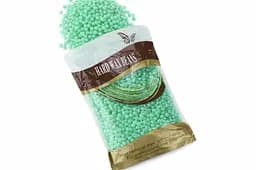 Гарячий плівковий віск у гранулах Hard Wax Beans Mint Green 500 г — професійний віск для депіляції без смужок - мініатюра 2