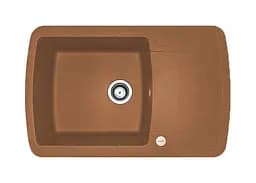 Кухонна мийка Adamant OPTIMAKS terra-cotta 775x495x200 мм, з крилом 77,5 см - мініатюра 1