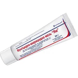 Фунгицидно-акарицидная мазь Бровафарма Ям при заболеваниях кожи 20 г