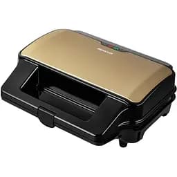 Мультимейкер Sencor 900 Вт комплект 4 пластини алюміній нержав.сталь пластик чорний-шампань