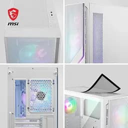 Корпус MSI MAG Forge 320R White AirFlow без БЖ (MAG FORGE 320R WHITE AIRFLOW) Без БП - мініатюра 6