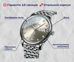 Годинник чоловічий наручний Carnival Toscana (Сріблясті) - мініатюра 10