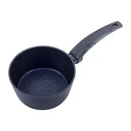 Ківш Kamille з антипригарним покриттям Black marble та індукційним дном, діаметр 16 см (KM-4125)