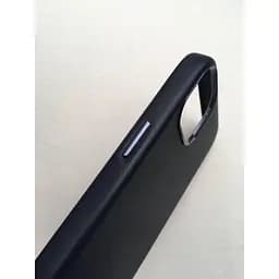 Оригінальний шкіряний чохол Decoded Leather Case MagSafe для Apple iPhone 13 (6.1") Matt Navy Blue - мініатюра 6