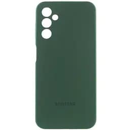 Чохол Lakshmi Silicone Cover Full Camera (AA) with logo для Samsung Galaxy A05s Зелений / Dark green