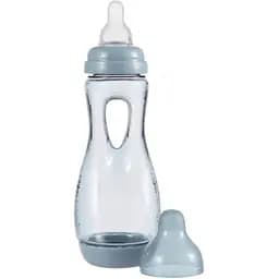 Антиколікова пляшечка Difrax Stone з силіконовою соскою та отвором для тримання 240 мл (193 Stone)