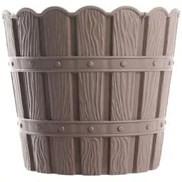 Горщик для квітів Violet House 1048 Bamboo Cappuccino з дренажем 7 л (1048 BAMBOO CAPPUCCINO 7 л.)