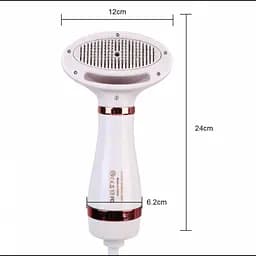 Гребінець фен для собак та кішок масажер щітка для грумінгу тварин Pet Grooming Dryer WN 10 2в1 - мініатюра 6