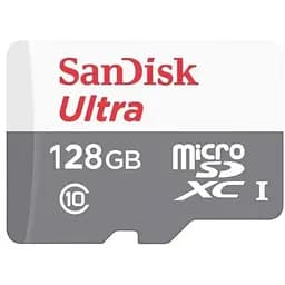 Карта пам'яті SanDisk 128GB microSDHC C10 UHS-I R100MB/s Ultra