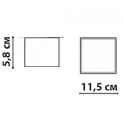 Накладний світильник Friendlylight Mono S12 LED 10W FL2044 - мініатюра 5