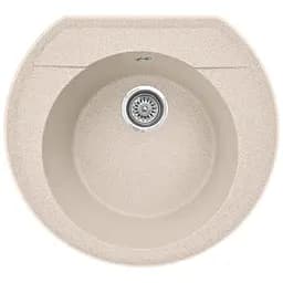 Мийка кухонна Valetti 31N гранітна 530х490 мм бежева