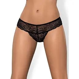 Стринги Obsessive Miamor S/M черный