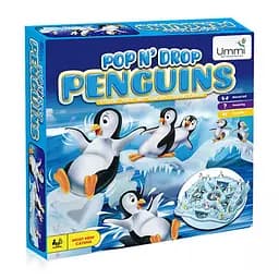 Настільна інтерактивна гра Ummi 707-36 Pop N Drop Penguins Game Blue - мініатюра 6