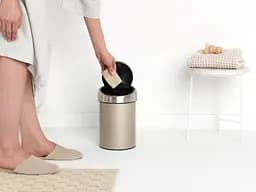 Бак для сміття Brabantia Touch Bin, 3 л, бежевий (304668) - мініатюра 5
