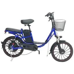 Електровелосипед Minako V4 PRO двомісний 800W/60V/24Ah із заднім амортизатором синій