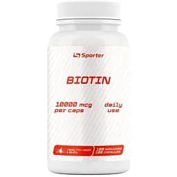 Витамины и минералы Sporter Biotin 10000 мкг 100 капсул