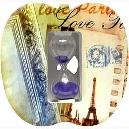 Годинник пісочний Париж 13х13.5х4 см (h004)