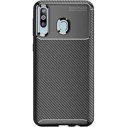 Чохол-накладка Toto TPU Carbon Fiber 1.5 mm Case Samsung Galaxy A40s/M30 Black - мініатюра 6