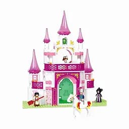 Конструктор Sluban M38-B0153 Замок принцеси з мініфігурками, 271 деталь, біло-фіолетовий