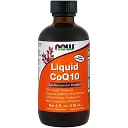 Натуральна добавка Now CoQ-10 Liquid 118 мл