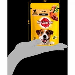 Корм для собак Pedigree з куркою та овочами в соусі 100 г - мініатюра 7