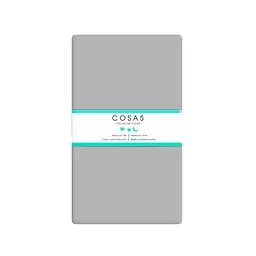 Комплект постільної білизни Cosas Snow CS1 Двоспальний білий (Ranfors_White_Grey_180) - мініатюра 7