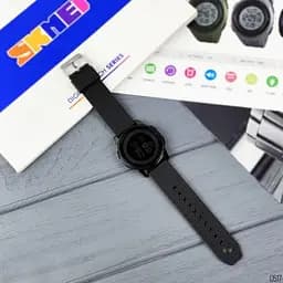 Годинник наручний чоловічий 1502 All Black Skmei acs0030713 - мініатюра 4