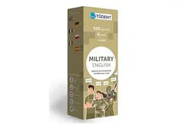 Настільна гра English Student Картки для вивчення англійських слів English Student Military (укр.) (591225990)