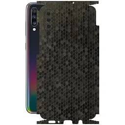 Захисна плівка StatusSKIN для Samsung Galaxy A70 A705 Корпус Вініл Соти чорні - мініатюра 1