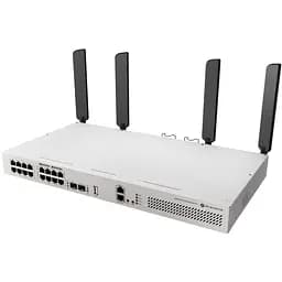 Комутатор Mikrotik CRS418-8P-8G-2S+5axQ2axQ-RM 17xGig Eth ports 8 with 802.3af/at PoE-out support - мініатюра 2