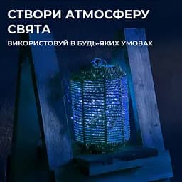 Гірлянда GarlandoPro Кінський хвіст 200 LED 10 ниток довжина 2 м, синій (1733010BL) - мініатюра 5